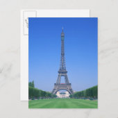 Carte Postale Tour Eiffel 3 (Devant / Derrière)