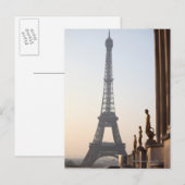 Carte Postale tour eiffel 3 (Devant / Derrière)