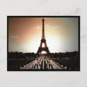 Carte Postale Tour Eiffel 4