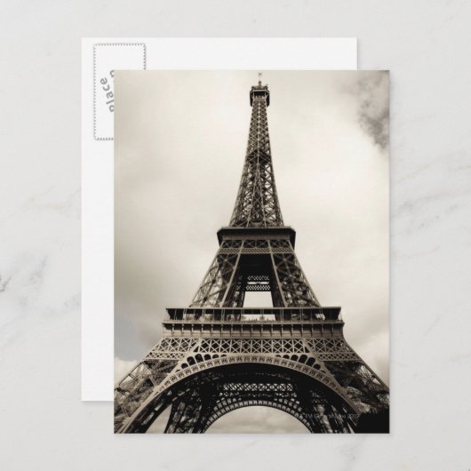 Carte Postale Tour Eiffel 8 (Devant / Derrière)