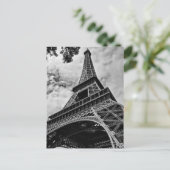 Carte Postale Tour Eiffel Amour Paris Europe Noir et Blanc Gros (Debout devant)