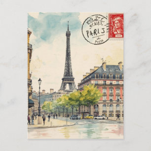 Carte Postale Tour Eiffel de Paris