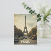 Carte Postale Tour Eiffel de Paris (Debout devant)