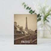 Carte Postale Tour Eiffel de Paris (Debout devant)