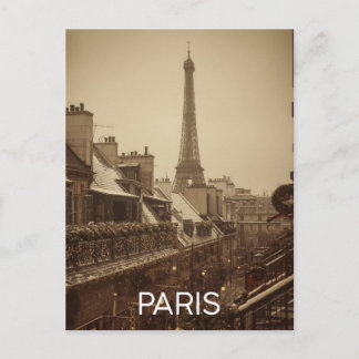 Carte Postale Tour Eiffel de Paris