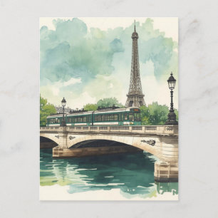 Carte Postale Tour Eiffel de Paris