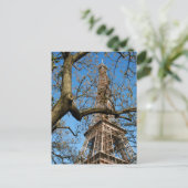 Carte Postale Tour Eiffel de Paris en France (Debout devant)
