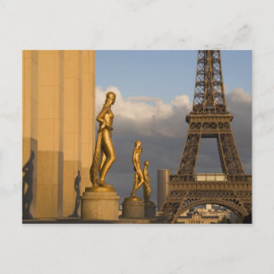 Carte Postale Tour Eiffel depuis le Palais de Chaillot, Paris,