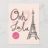 Carte Postale Tour Eiffel Dessinée À La Main (Devant)