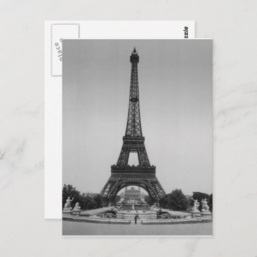 Carte Postale Tour Eiffel, Exposition universelle - 1900 Paris (Devant / Derrière)