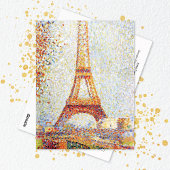 Carte Postale Tour Eiffel Georges Pierre Seurat