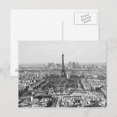 Carte Postale Tour Eiffel panoramique (Devant / Derrière)