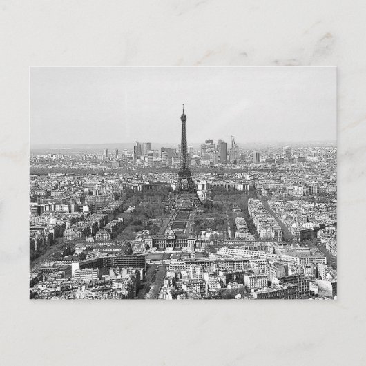 Carte Postale Tour Eiffel panoramique (Devant)
