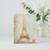 Carte Postale Tour Eiffel par Georges Seurat (Debout devant)