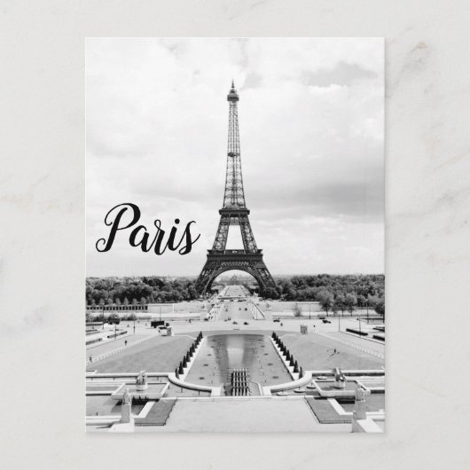 Carte postale Tour Eiffel Paris (Devant)