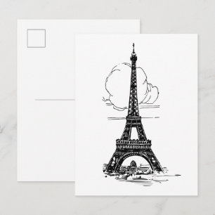 Carte Postale Tour Eiffel Paris