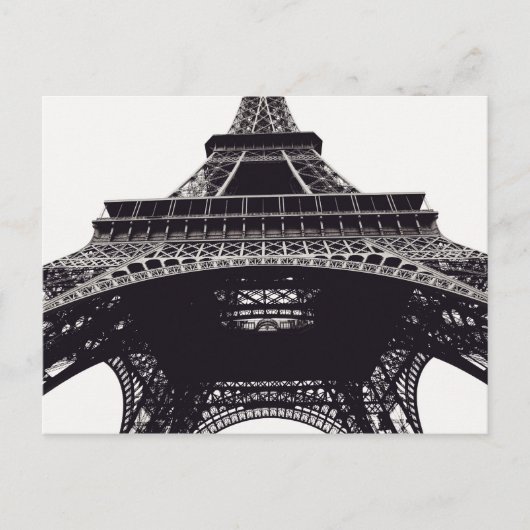 Carte postale Tour Eiffel Paris (Devant)