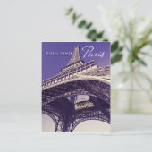 Carte Postale Tour Eiffel, Paris (Debout devant)