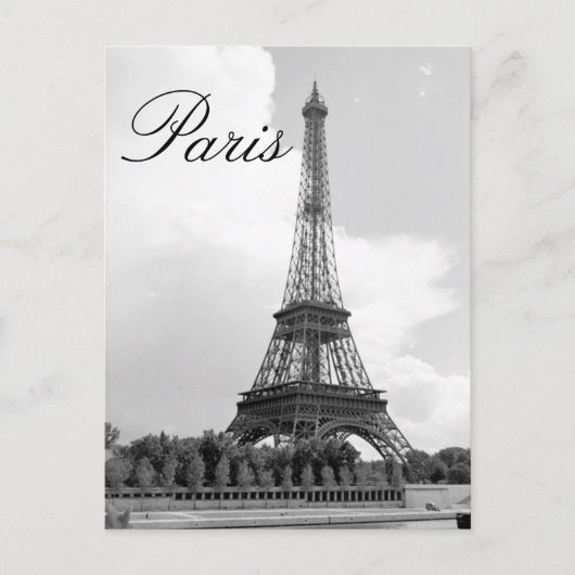 Carte postale Tour Eiffel Paris (Devant)