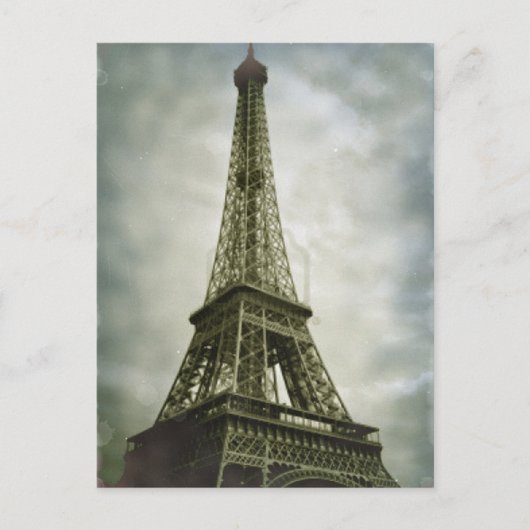 Carte postale Tour Eiffel Paris (Devant)
