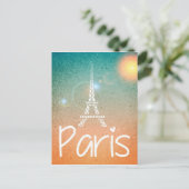 Carte Postale Tour Eiffel Paris (Debout devant)