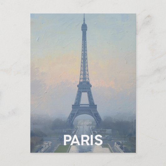 Carte Postale Tour Eiffel Paris (Devant)