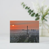 Carte Postale Tour Eiffel, Paris by Sunset (Debout devant)