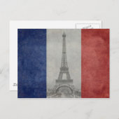 Carte Postale Tour Eiffel, Paris France (Devant / Derrière)