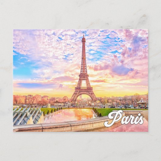 Carte Postale Tour Eiffel | Paris France (Devant)
