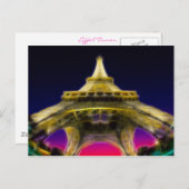 Carte Postale Tour Eiffel, Paris, France (Devant / Derrière)