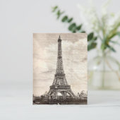 Carte Postale Tour Eiffel Paris France 1889 (Debout devant)