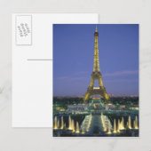 Carte Postale Tour Eiffel, Paris, France 2 (Devant / Derrière)