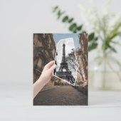 Carte Postale Tour Eiffel Paris France Special FX (Debout devant)