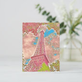 Carte postale Tour Eiffel Paris Impressionniste (Debout devant)