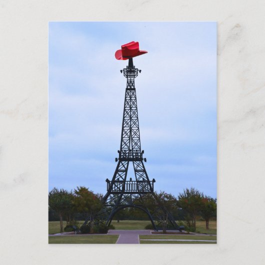 Carte Postale Tour Eiffel, Paris, Texas (Devant)