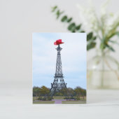 Carte Postale Tour Eiffel, Paris, Texas (Debout devant)