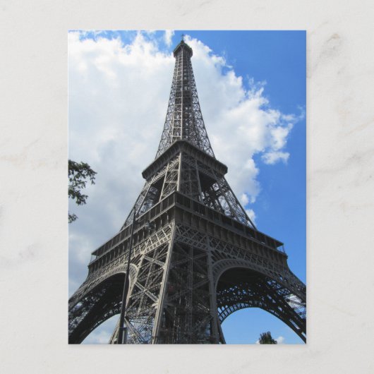 Carte Postale Tour Eiffel Paris Voyage en Europe (Devant)