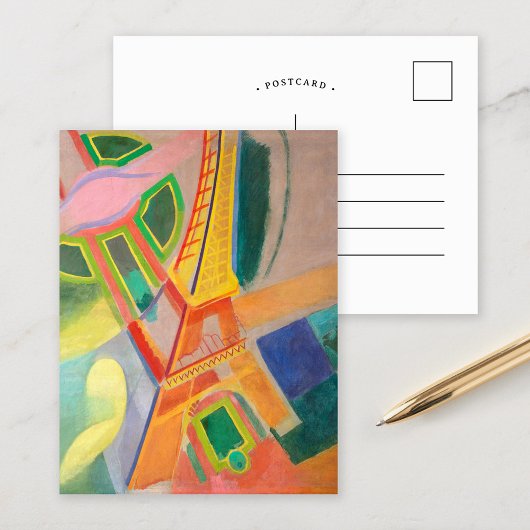 Carte Postale Tour Eiffel | Robert Delaunay
