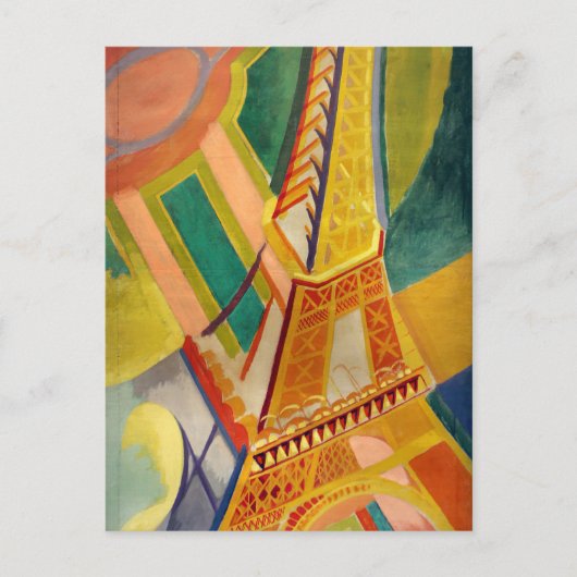 Carte Postale Tour Eiffel | Robert Delaunay (Devant)