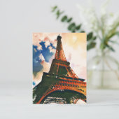Carte Postale Tour Eiffel Ukiyo-e (Debout devant)