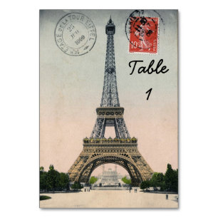 Carte postale Tour Eiffel vintage