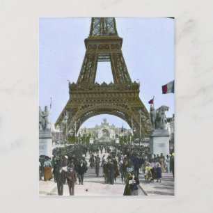 Carte Postale Tour Eiffel vintage