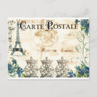 Carte postale Tour Eiffel vintage