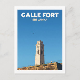 Carte Postale Tour Galle Fort Sri Lanka Cadeau