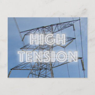 Carte Postale Tour haute tension