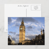 Carte Postale Tour horloge (Devant / Derrière)