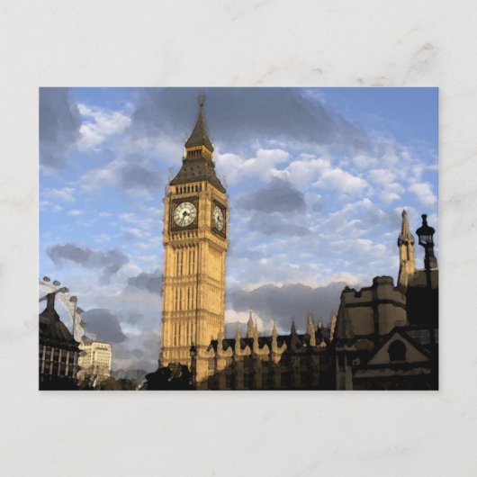 Carte Postale Tour horloge (Devant)