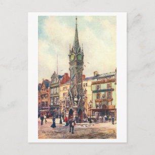 Carte Postale Tour horloge vintage, Leicester
