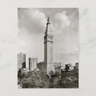Carte Postale Tour Met Life New York City, 1910
