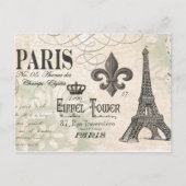 Carte Postale Tour moderne d'Eiffel (Devant)